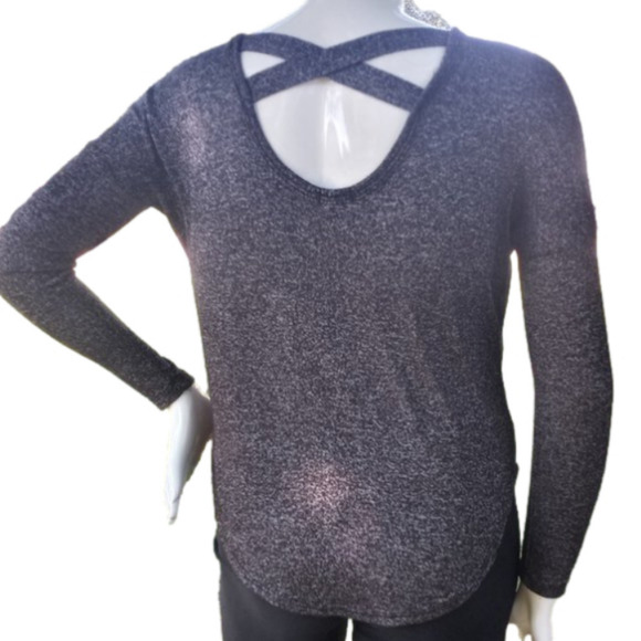 Rue 21 Open Back Long Sleeve Dress top - Picture 6 of 9